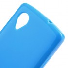 LG Nexus 5 E980 Jelly Case zils cieta silikona (TPU) futrālis