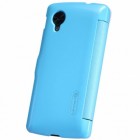 LG Nexus 5 E980 „Nillkin“ Fresh atvēramais zils futrālis
