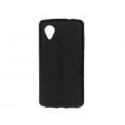 LG Nexus 5 E980 Jelly Case melns cieta silikona (TPU) futrālis