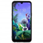 LG Q60 „Bi-Color“ Splicing melns ādas apvalks