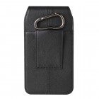 "Longsheng" Carabiner universālais vertikālais jostas ieliktņa - melna (XL+ izmērs)