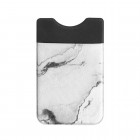 „Marble“ balts kartiņas futrālis - kabata