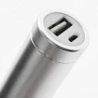 Sudraba ārējais akumulators (1600 mAh), ang. Power bank