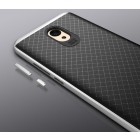 Meizu m5 note „IPAKY“ cieta silikona (TPU) melns apvalks (apmales - sudrabā krāsā)