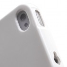 Apple iPhone 4S Mercury balts cieta silikona (TPU) futrālis