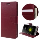 „Mercury“ Bravo Diary LG G5 atvērams bordo ādas maciņš