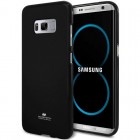 Samsung Galaxy S8+ (G955) Mercury melns cieta silikona (TPU) apvalks