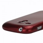Samsung Galaxy S3 mini (i8190) Mercury sarkans cieta silikona (TPU) apvalks