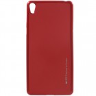 Sony Xperia E5 Mercury sarkans cieta silikona (TPU) futrālis