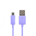 Micro usb 1.0 violeta vads 1 m.