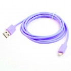 Micro usb 1.0 violeta vads 1 m.