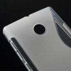 Microsoft Lumia 435 dzidrs un matēts cieta silikona (TPU) apvalks