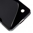 Microsoft Lumia 550 cieta silikona (TPU) melns apvalks