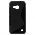 Microsoft Lumia 550 cieta silikona (TPU) melns apvalks
