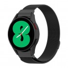 Milanese viedā pulksteņa (Samsung Galaxy Watch 4 / 4 Classic) siksniņa - melns