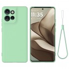 Motorola Edge 50 Neo 5G (Moto S50, Thinkphone 25) "Shell" cieta silikona (TPU) apvalks - zaļš