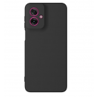 Motorola Moto G55 5G Shell kieto silikono (TPU) dėklas juodas - nugarėlė