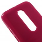 Motorola Moto G 3rd (3 Gen) Mercury tumši rozs cieta silikona (TPU) apvalks