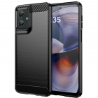 Motorola Moto G55 5G "Carbon" cieta silikona (TPU) melns apvalks