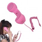 „MsPhone“ anti-radiācijas retro stila klausule - roza
