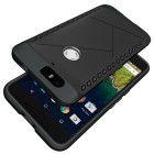 Huawei Nexus 6P pastiprinātas aizsardzības melns apvalks