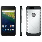 Huawei Nexus 6P pastiprinātas aizsardzības sudrabs apvalks