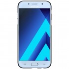 Samsung Galaxy A3 2017 (A320) Nillkin Frosted Shield melns plastmasas apvalks + ekrāna aizsargplēve