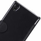 „Nillkin“ Fresh atvēramais Sony Xperia Z1 melns futrālis