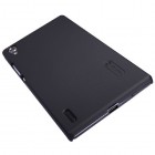 Huawei Ascend P7 Nillkin Frosted Shield melns plastmasas futrālis + ekrāna aizsargplēve