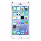 Apple iPhone 6 (6s) Nillkin Frosted Shield zelta plastmasas futrālis + ekrāna aizsargplēve