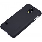 Samsung Galaxy S5 (S5 Neo) Nillkin Frosted Shield melns plastmasas futrālis + ekrāna aizsargplēve