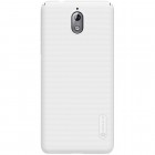 Nokia 3.1 (2018) Nillkin Frosted Shield balts plastmasas apvalks + ekrāna aizsargplēve