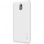 Nokia 3.1 (2018) Nillkin Frosted Shield balts plastmasas apvalks + ekrāna aizsargplēve