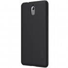 Nokia 3.1 (2018) Nillkin Frosted Shield melns plastmasas apvalks