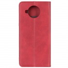 Nokia 8.3 sarkans ādas atvērams maciņš ar magnetu 