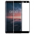 Nokia 8 Sirocco (Nokia 9) Calans Tempered Glass melns ekrāna aizsargstikls