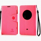 MLT atvēramais Nokia Lumia 1020 rozs futrālis - maciņš