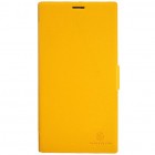 Nokia Lumia 1520 Nillkin Fresh atvēramais dzeltens maciņš
