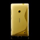 Nokia Lumia 520 dzidrs cieta silikona futrālis