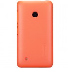 Nokia Lumia 530 Nillkin Frosted Shield oranžs plastmasas futrālis + ekrāna aizsargplēve