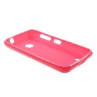 Nokia Lumia 530 (520 DS) „Jelly Case“ sarkans cieta silikona (TPU) futrālis