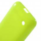 Nokia Lumia 530 (520 DS) Jelly Case zaļš cieta silikona (TPU) futrālis