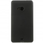 Microsoft Lumia 535 cieta silikona (TPU) melns apvalks