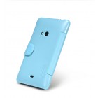 Nokia Lumia 625 „Nillkin“ Fresh atvēramais zils futrālis