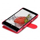 Nokia Lumia 625 „Nillkin“ Fresh atvēramais sarkans futrālis