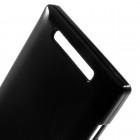 Nokia Lumia 830 cieta silikona (TPU) melns apvalks