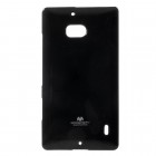 Nokia Lumia 930 Mercury melns cieta silikona (TPU) apvalks