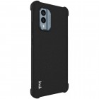 Nokia X30 5G Imak pastiprinātas aizsardzības cieta silikona (TPU) melns vāciņš