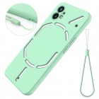 Nothing Phone 1 Shell cieta silikona (TPU) apvalks - zaļš