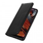 OnePlus 10 Pro melns ādas atvērams maciņš ar magnetu